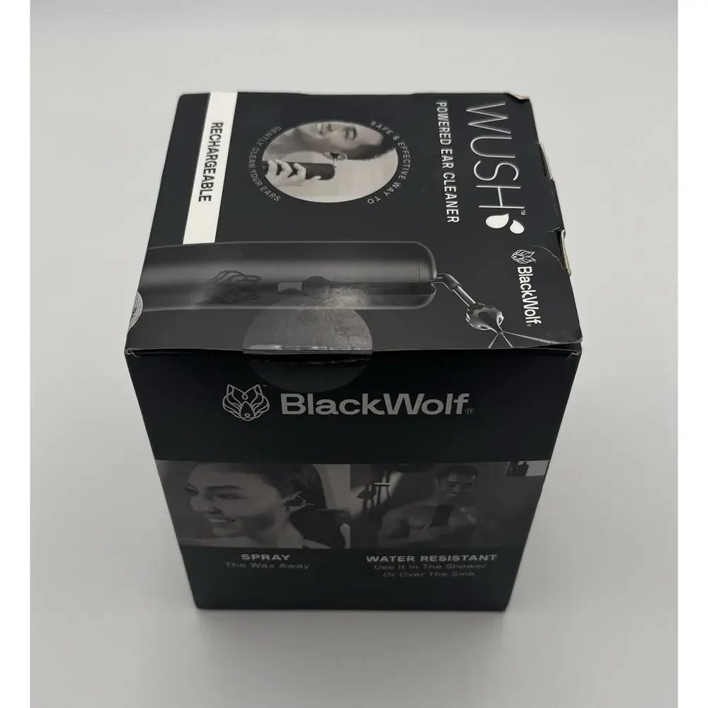 BRAND NEW BLACK WOLF WUSH 2.0 POWERED EAR CLEANER WUSH0706